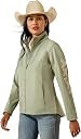 ARIAT WMS LOGO SOFTSHELL JACKET SEA SPRAY
