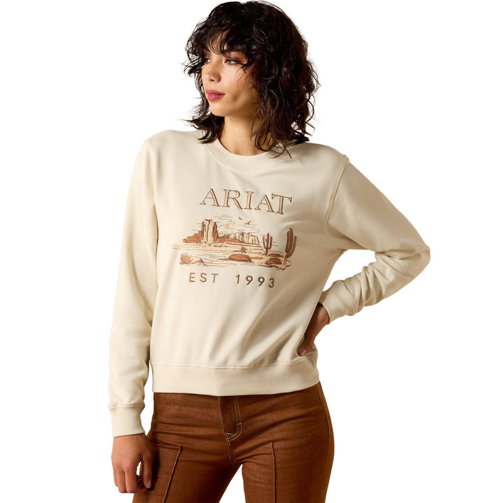 ARIAT WMS ESSENTIAL CREW SWEATSHIRT