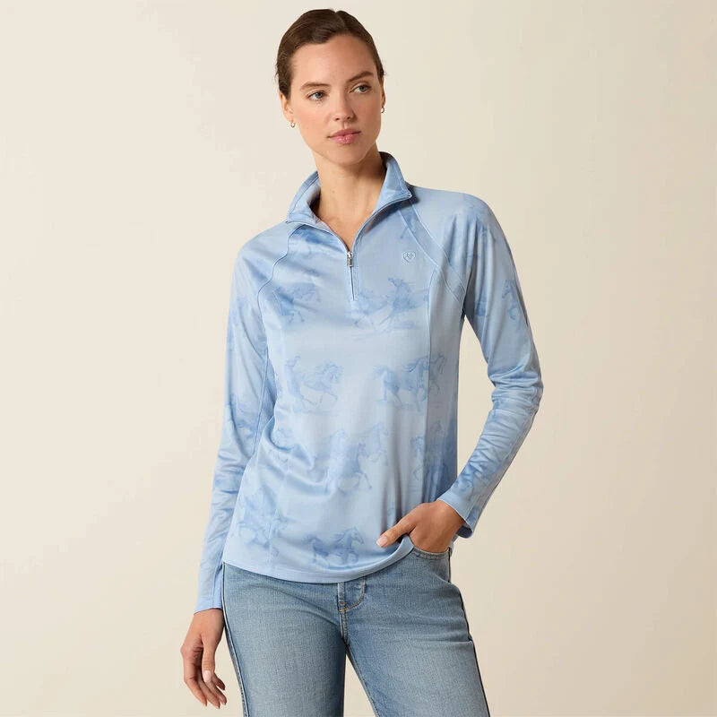 ARIAT WMNS SUNSTOPPER 3.0 1/4 ZIP
