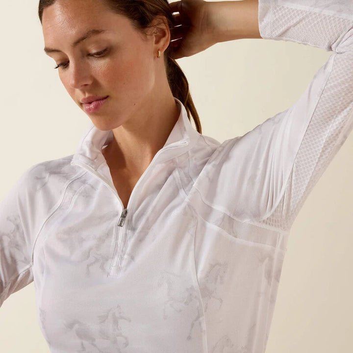 ARIAT WMNS SUNSTOPPER 3.0 1/4 ZIP