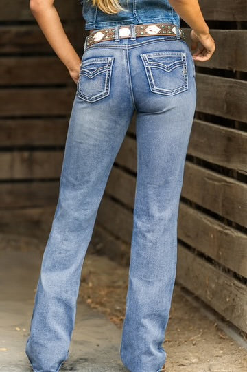 WMNS JULIETTA R RIDER JEAN -PURE WESTERN