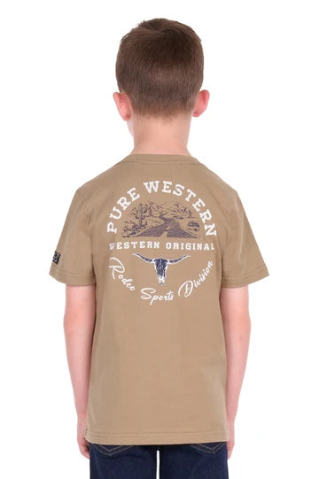 BOYS CRAIG SS TEE PURE WESTERN