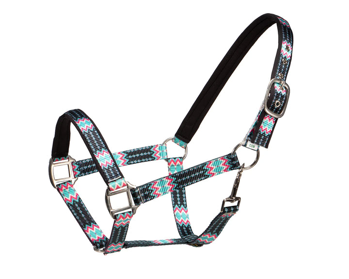 AZTEC PRINT NYLON HALTER