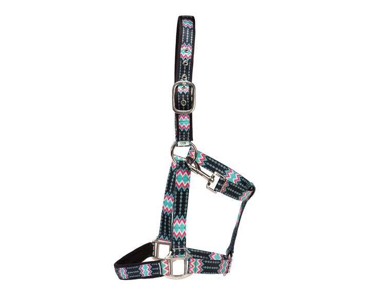 AZTEC PRINT NYLON HALTER