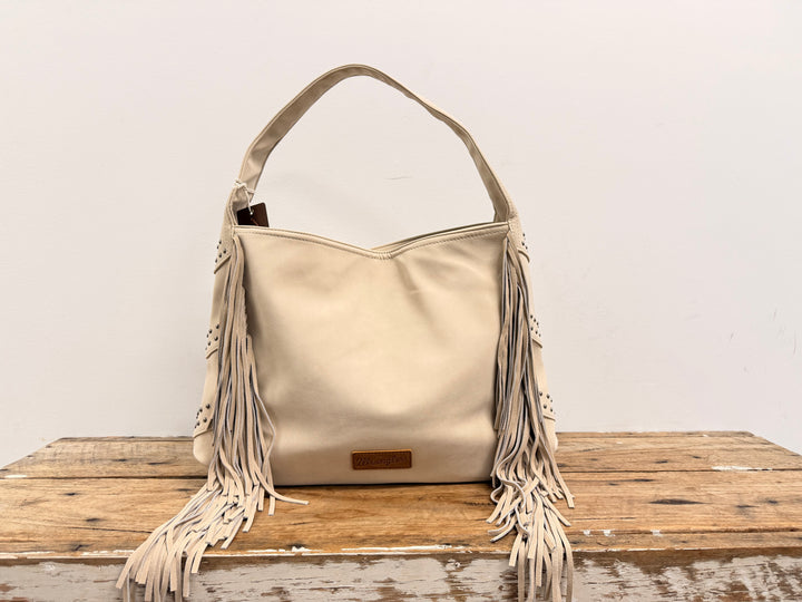 SHILOH FRINGE STUDDED BAG