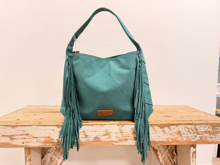 SHILOH FRINGE STUDDED BAG