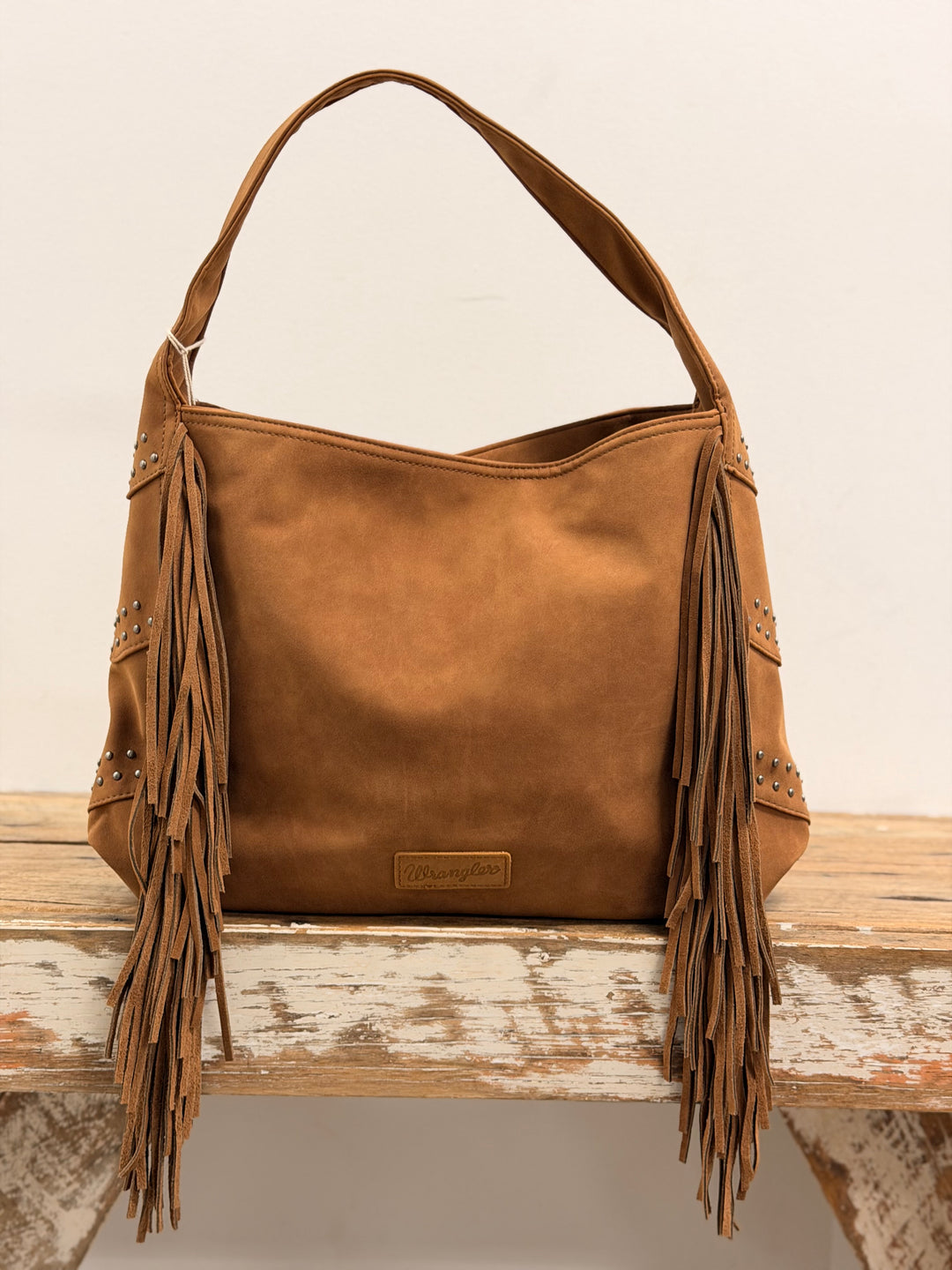 SHILOH FRINGE STUDDED BAG