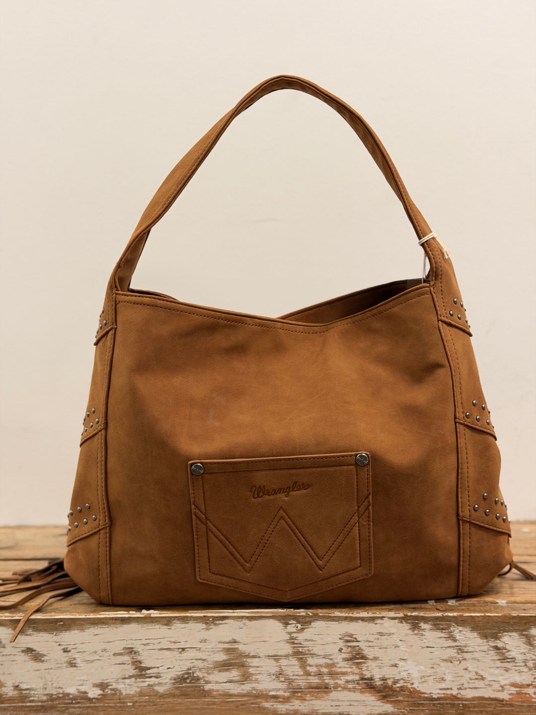 SHILOH FRINGE STUDDED BAG