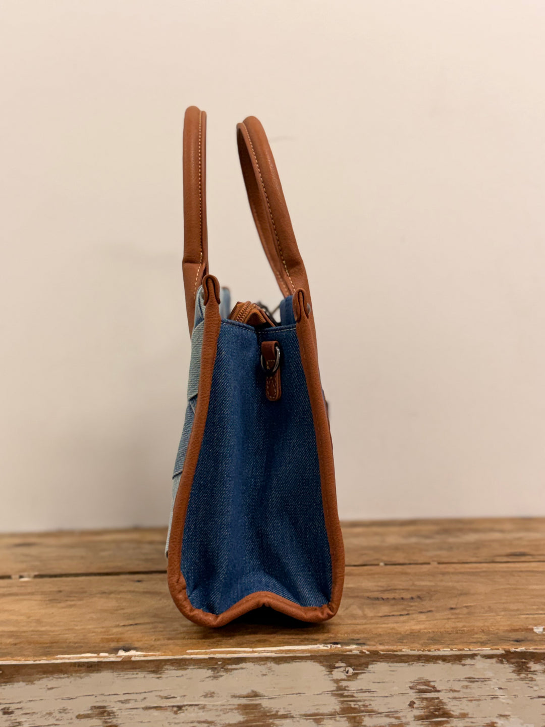 WRANGLER DENIM PATCHWORK BAG
