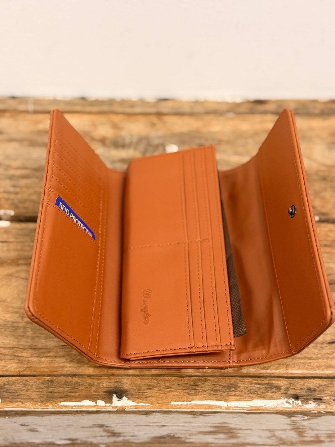 WRANGLER DENIM PATCHWORK WALLET