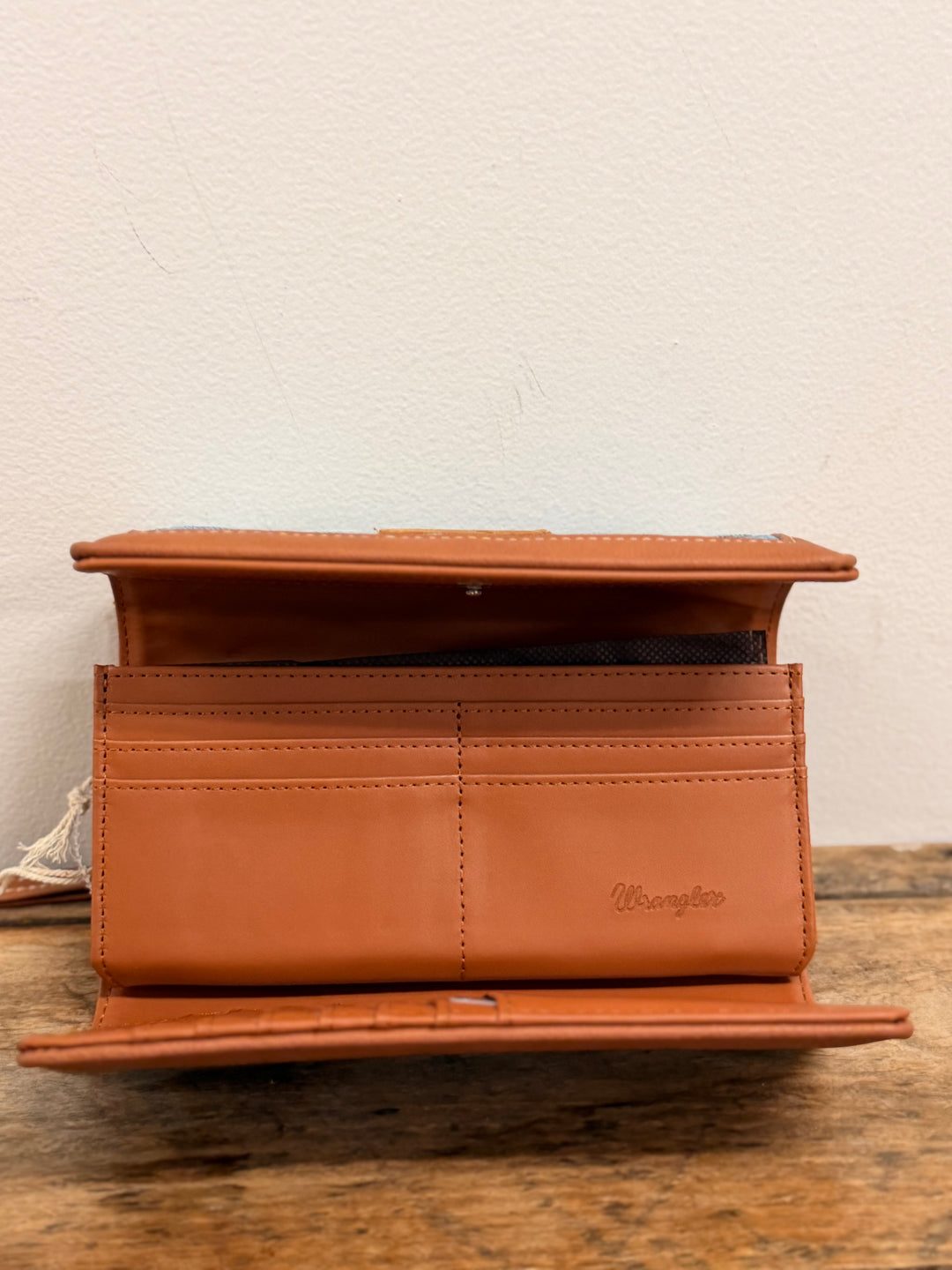 WRANGLER DENIM PATCHWORK WALLET