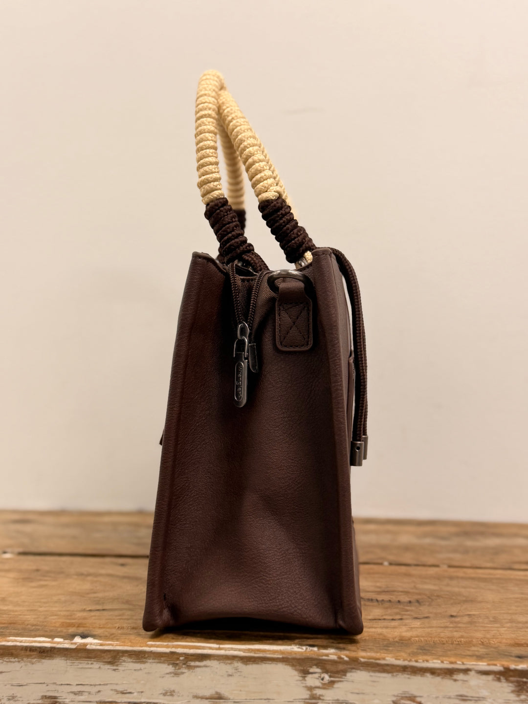 WRANGLER COW PRINT TASSEL CROSSBODY BAG