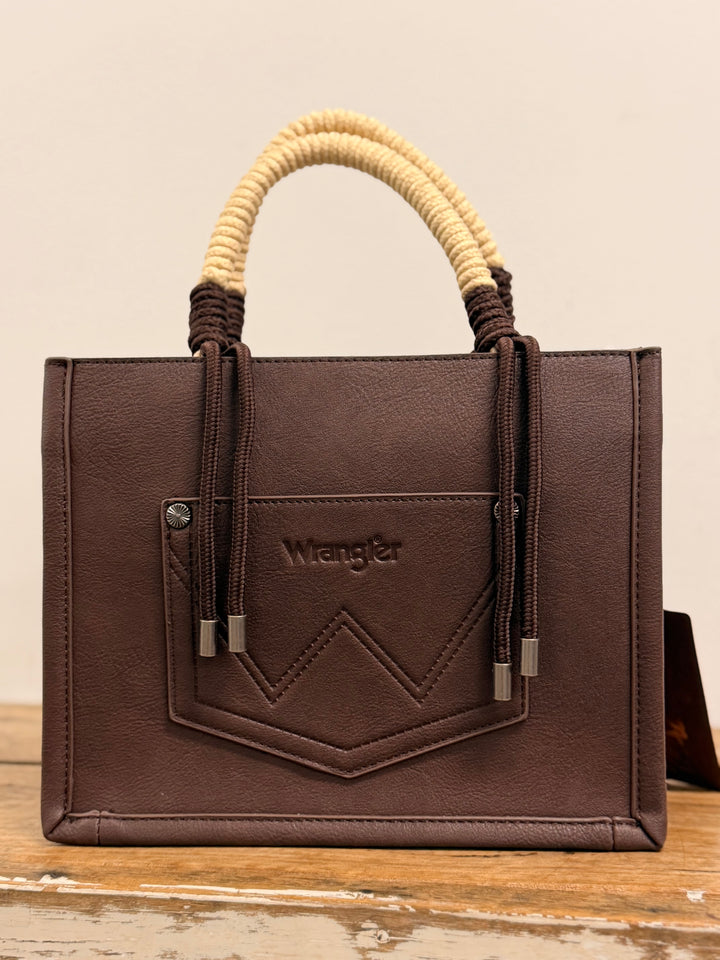 WRANGLER COW PRINT TASSEL CROSSBODY BAG
