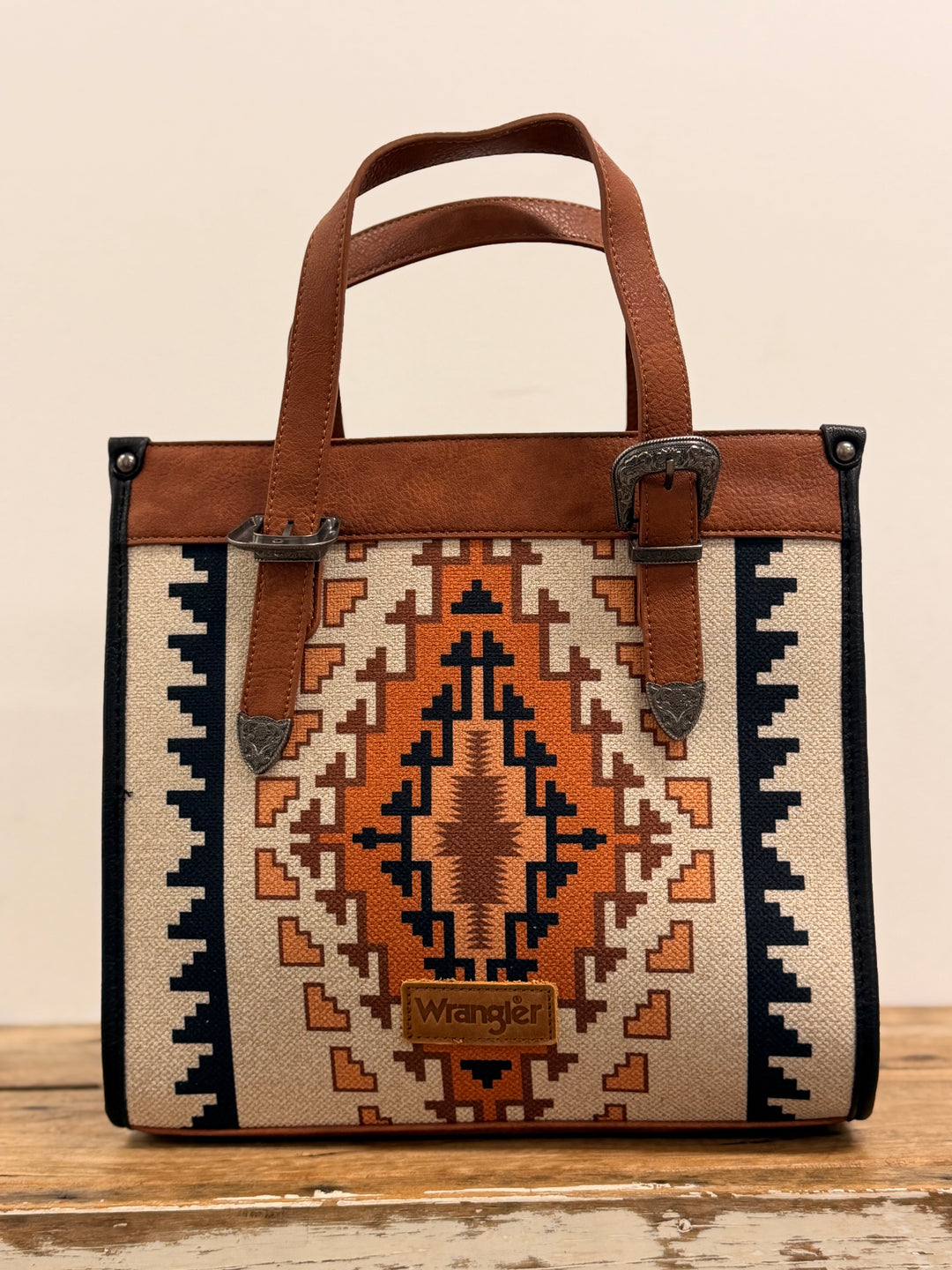 LUCIA BUCKLE HANDLE BAG