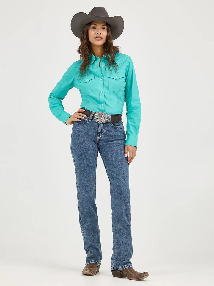 WRANGLER WMNS COWBOY CUT SLIM FIT STRETCH JEAN 18MWZSW36