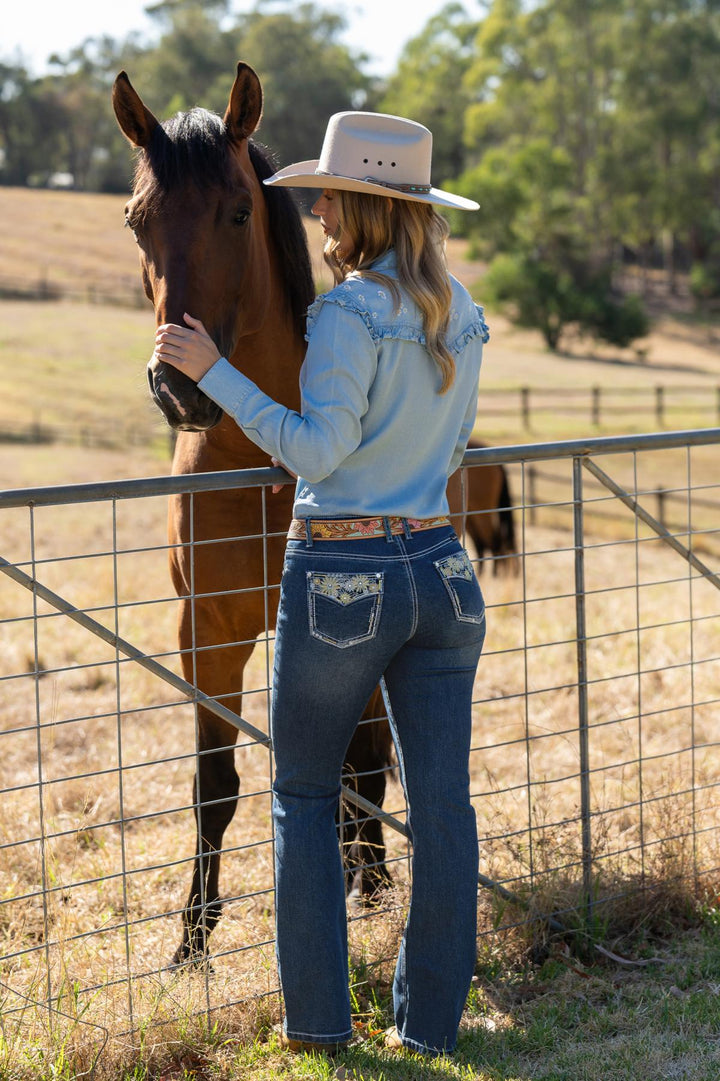 PW WMNS JAY BOOT CUT JEAN 32" LEG
