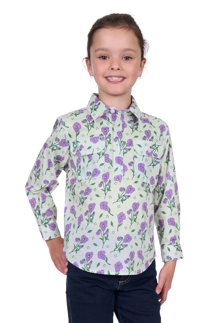 HARD SLOG KIDS LYNN LONG SLEEVE SHIRT