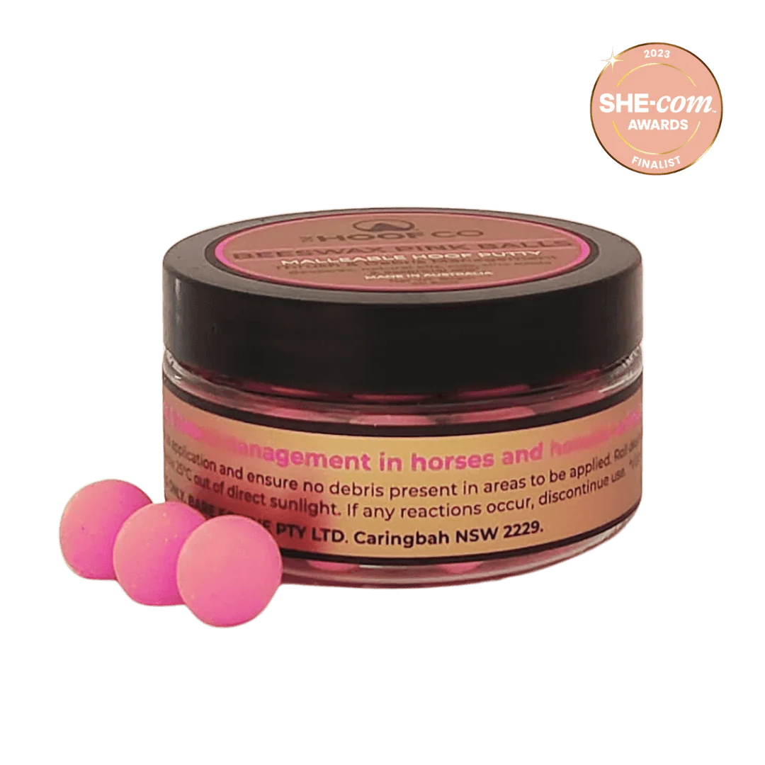 THE HOOF CO BEESWAX PINK BALLS