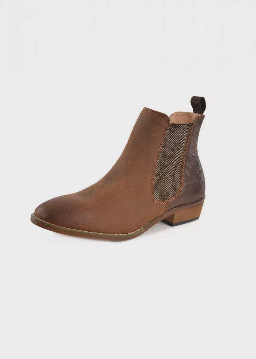 THOMAS COOK WMNS CHELSEA BOOT OSTRICH PRINT