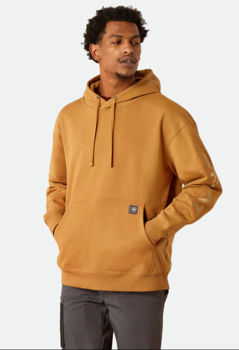 ARIAT MENS REBAR GRAPHIC HOODIE