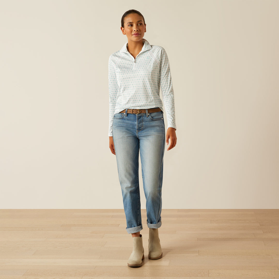 ARIAT WMNS SUNSTOPPER 3.0 1/4 ZIP