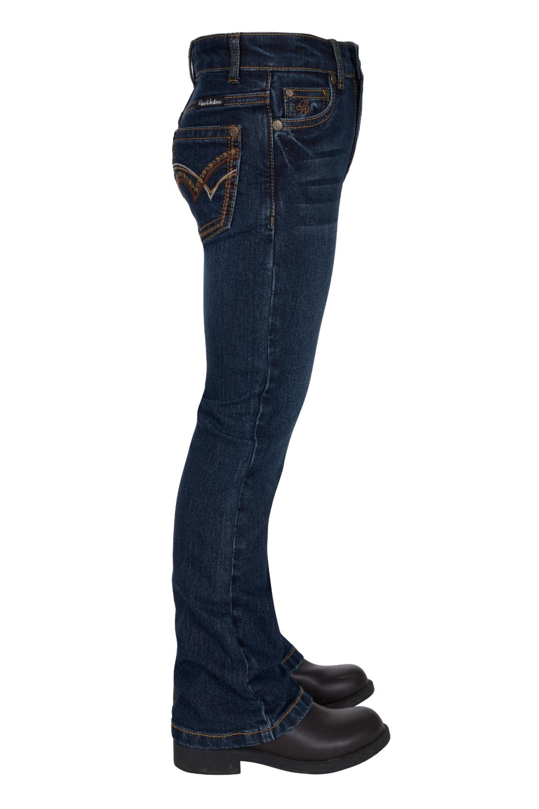 PURE WESTERN GIRLS SAM BOOT CUT JEAN