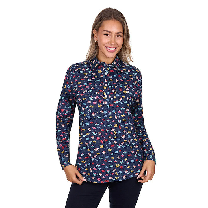 HARD SLOG WMNS TORI LONG SLEEVE SHIRT