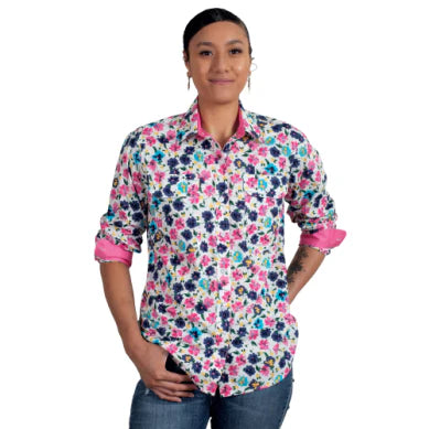 JUST COUNTRY WMNS ABBEY FULL BUTTON WORKSHIRT
