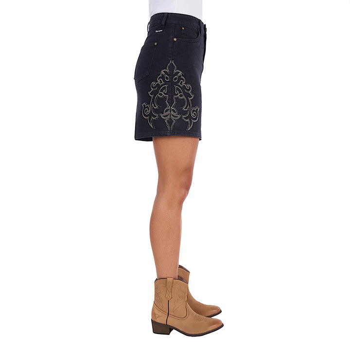 WRANGLER WMNS ROCK DENIM SKIRT
