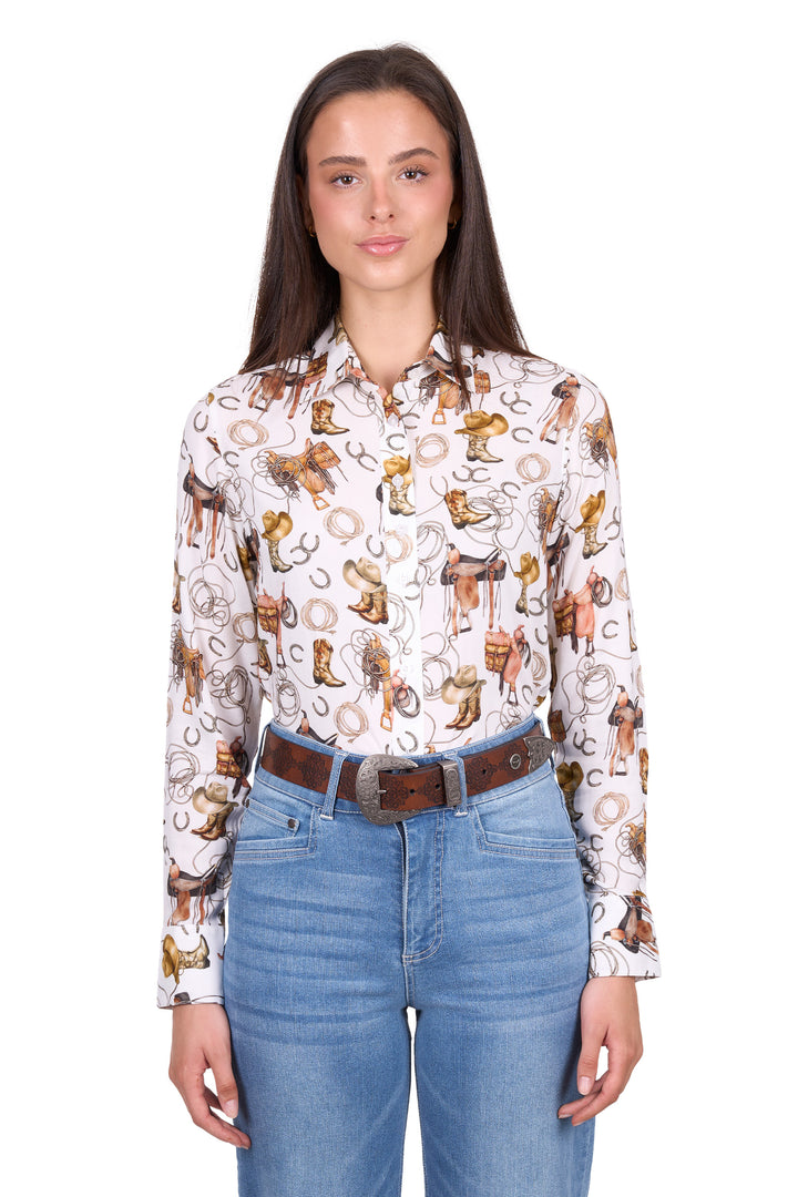 WOMANS WRANGLER MARILYN LS SHIRT