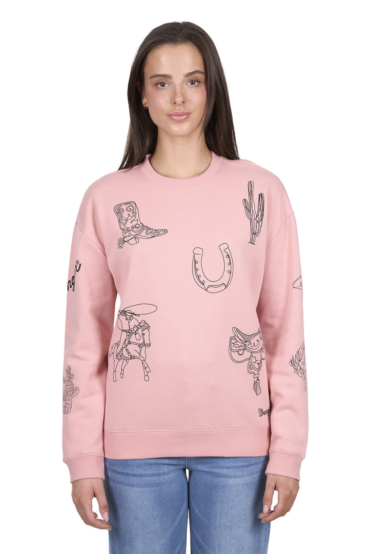 WRANGLER WMNS MALLORY CREW