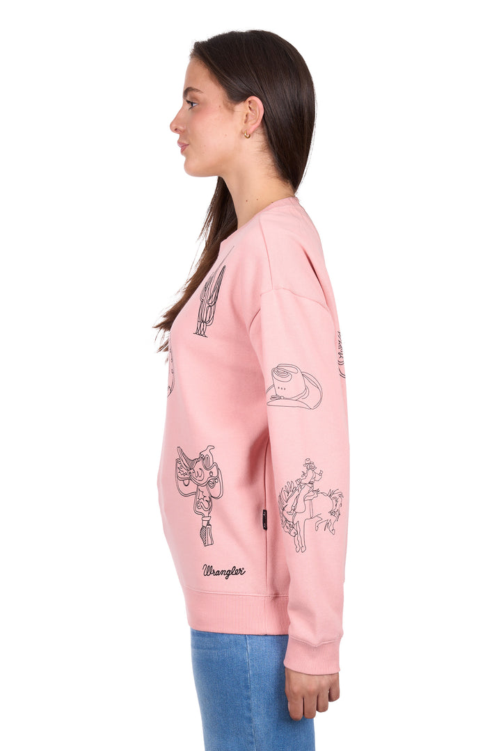 WRANGLER WMNS MALLORY CREW
