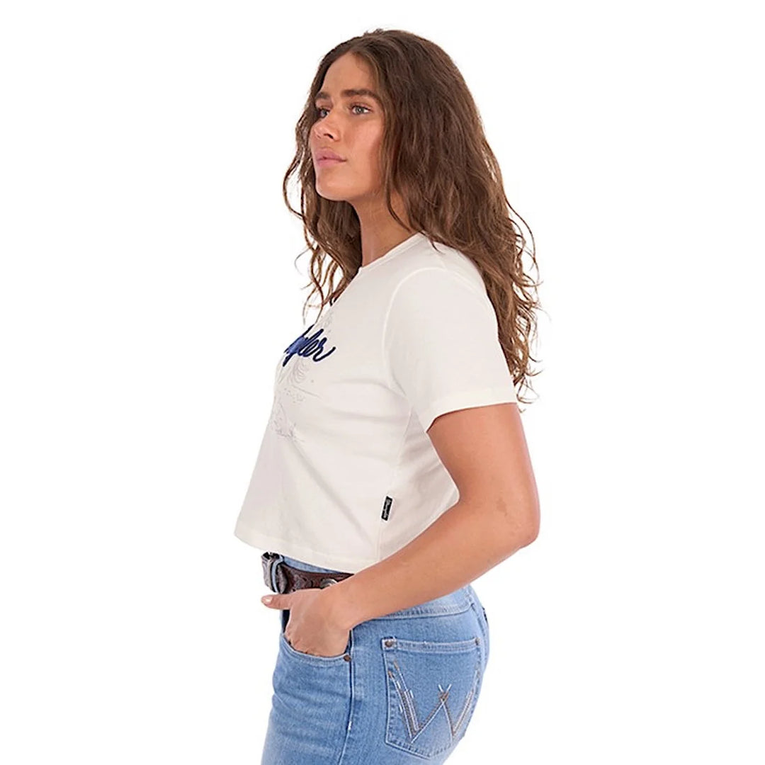 WRANGLER WMNS CINDY CROP TEE