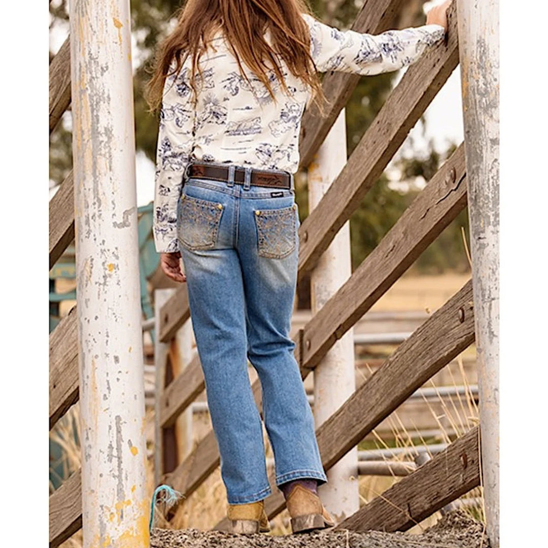 WRANGLER GIRLS LUCY BOOT CUT JEAN
