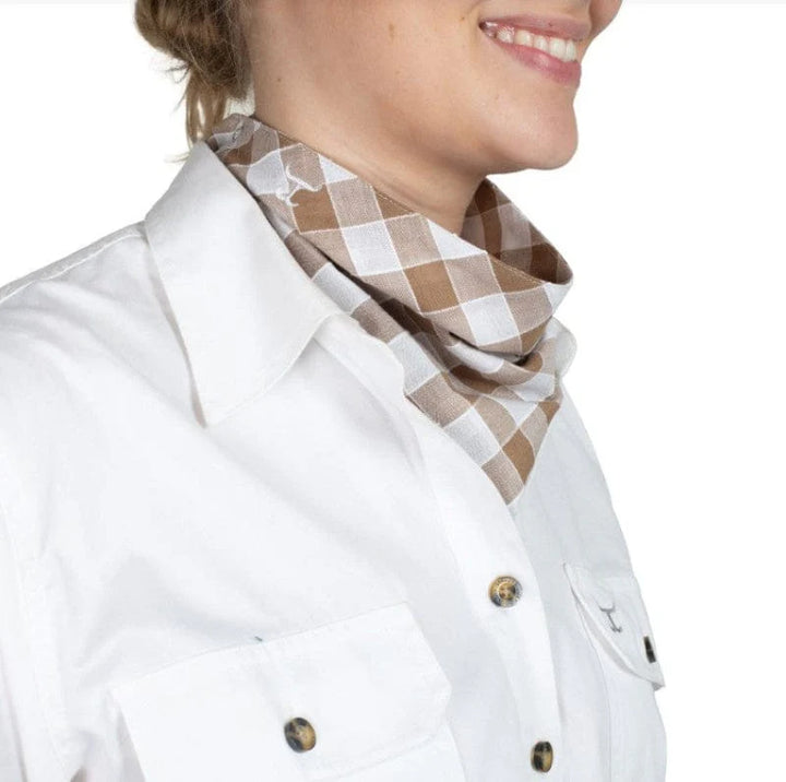 JUST COUNTRY WMNS CARLEE DOUBLE SIDED SCARF