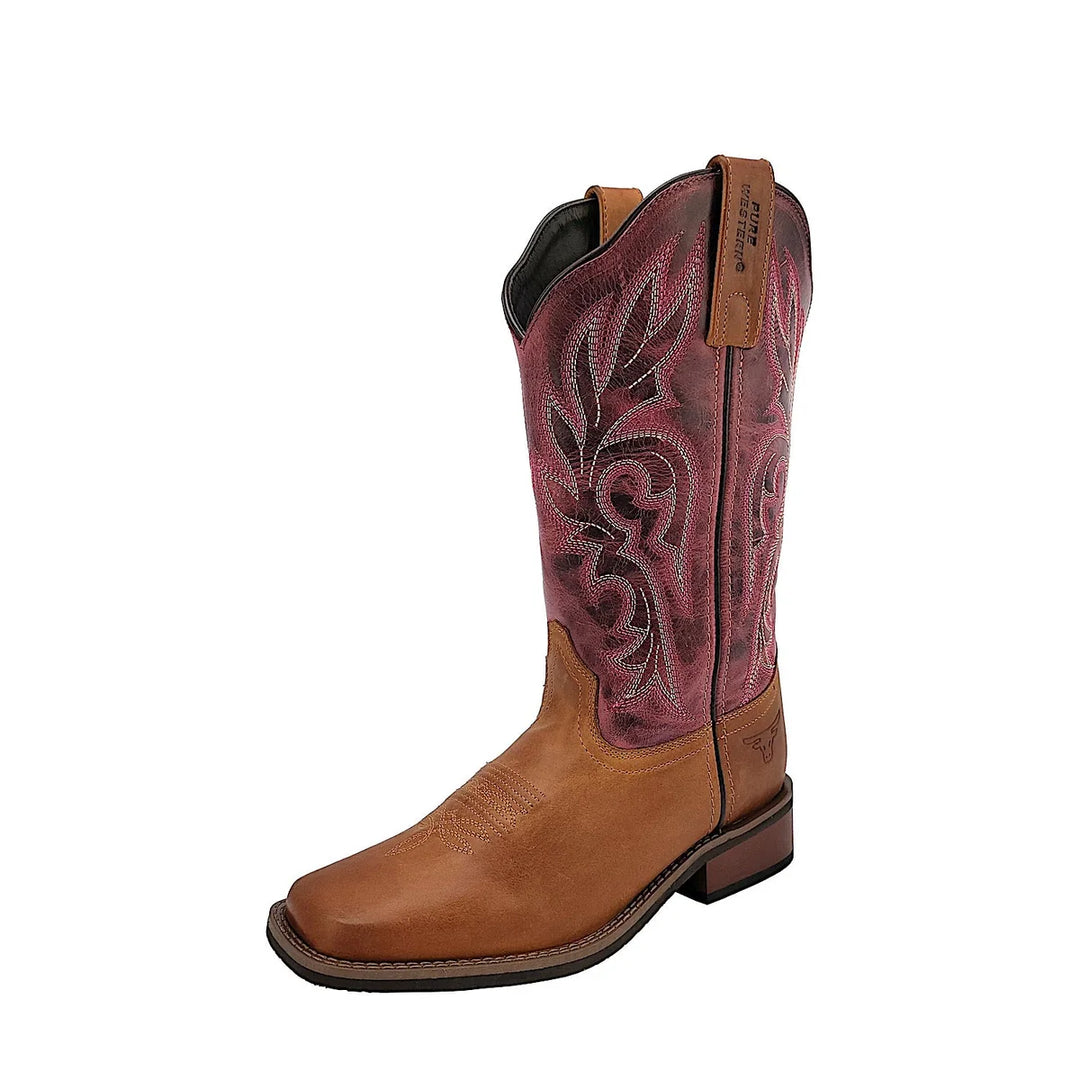 WMNS TYLER BOOT -RUST/OILED GRAPE