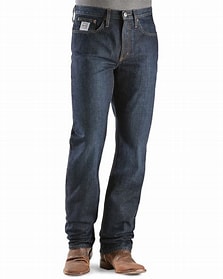 MENS CINCH SILVER LABEL MID RISE DARK WASH