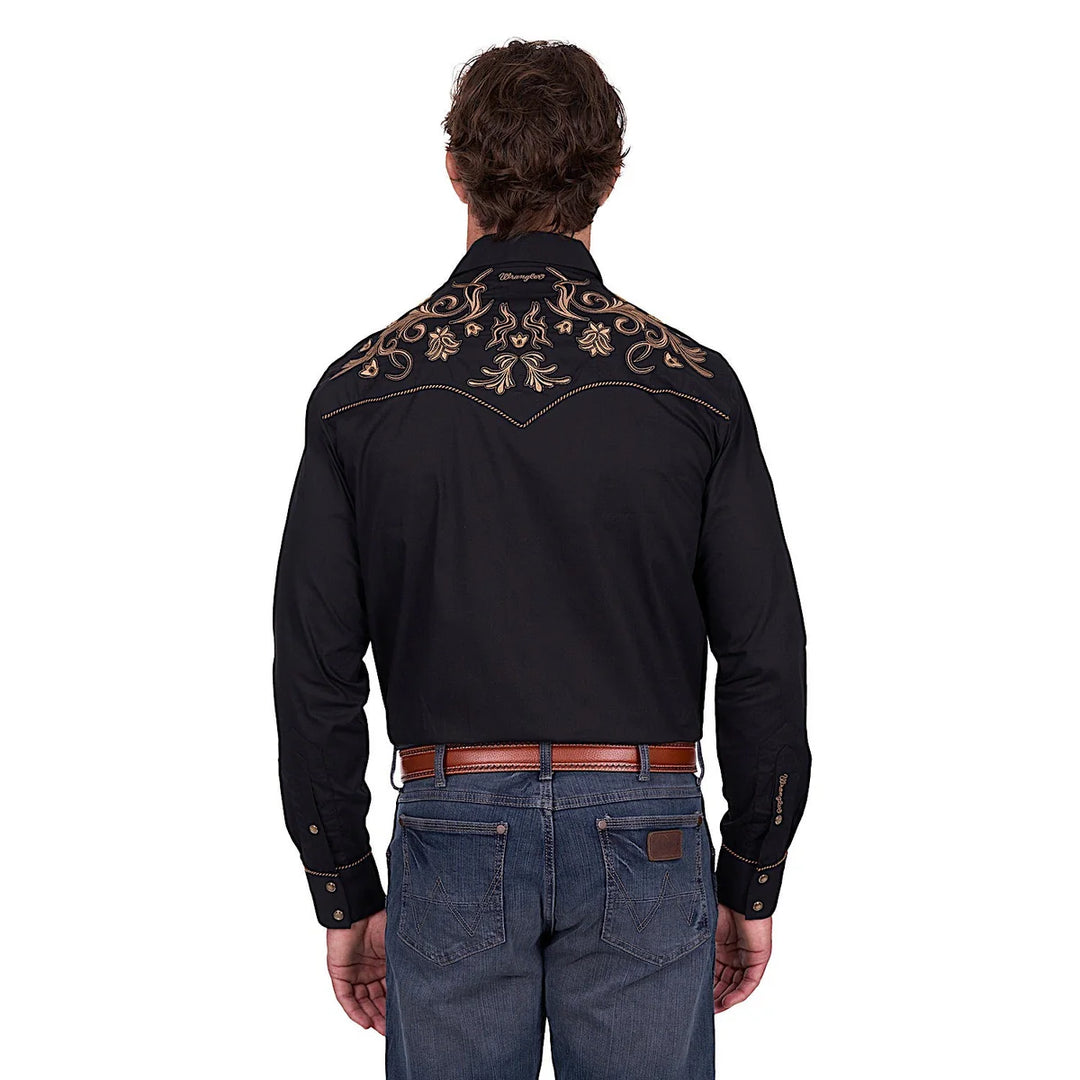 WRANGLER MENS LUKE EMB SHIRT