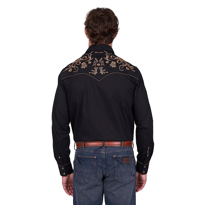 WRANGLER MENS LUKE EMB SHIRT