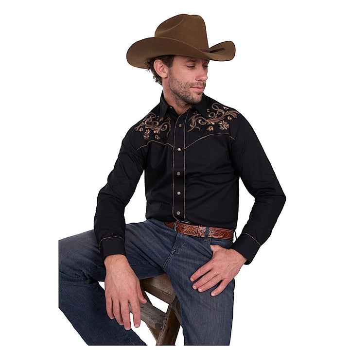WRANGLER MENS LUKE EMB SHIRT